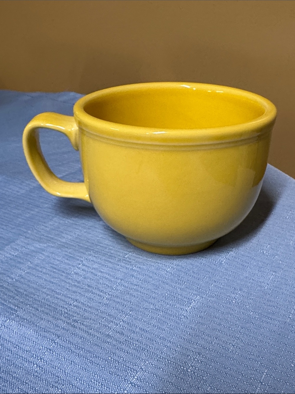 Fiesta jumbo mug sunflower signed homer Laughlin